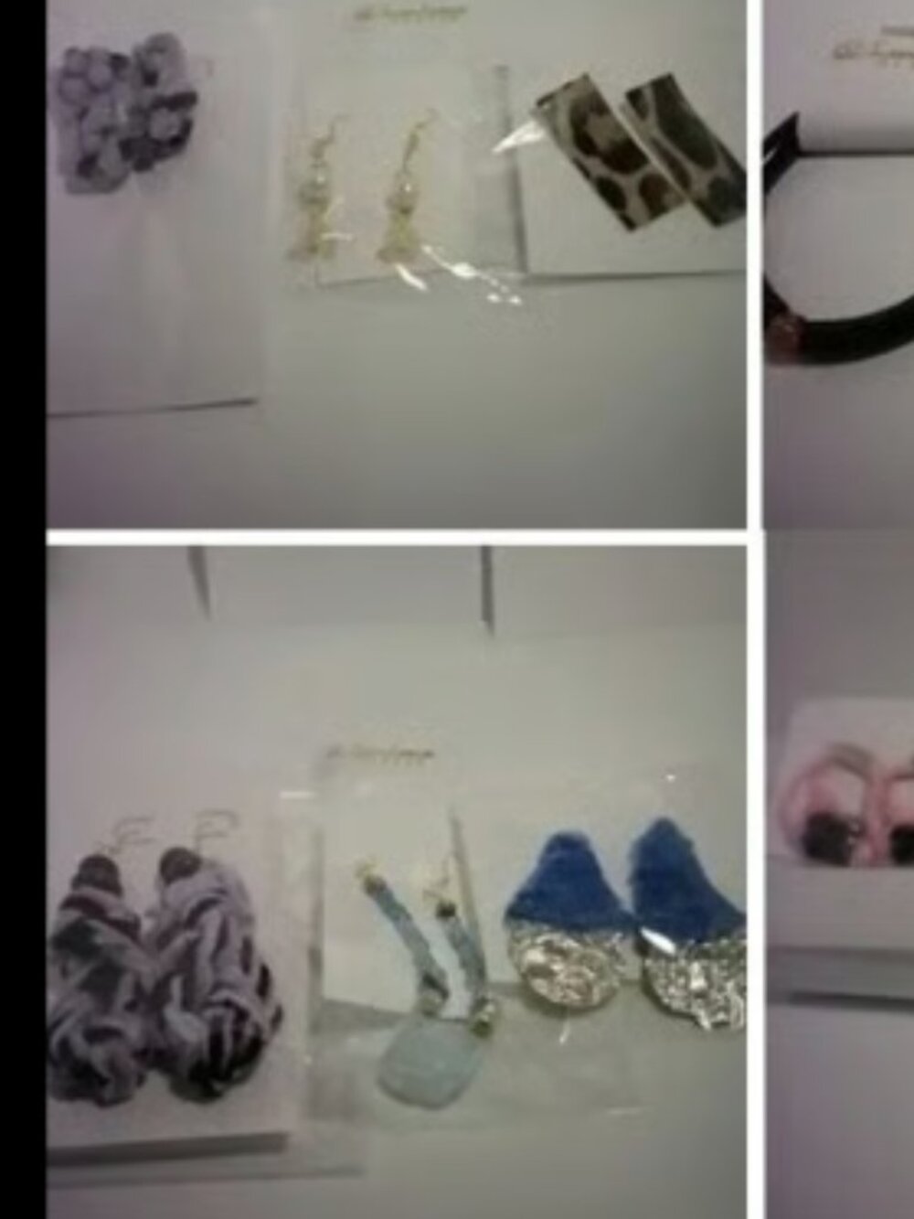 jewelry Lot earrings and bracelets 12 pcs